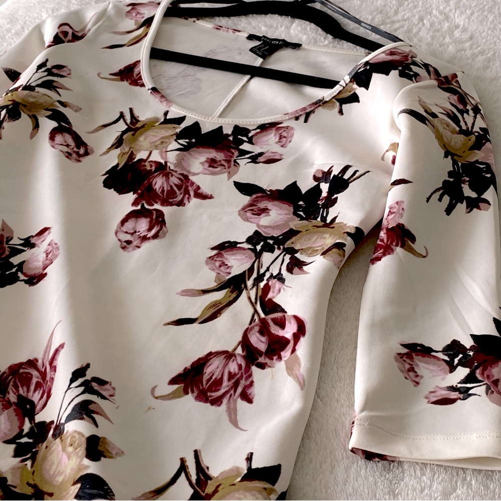 Spring floral bodycon dress - Picture 3 of 3